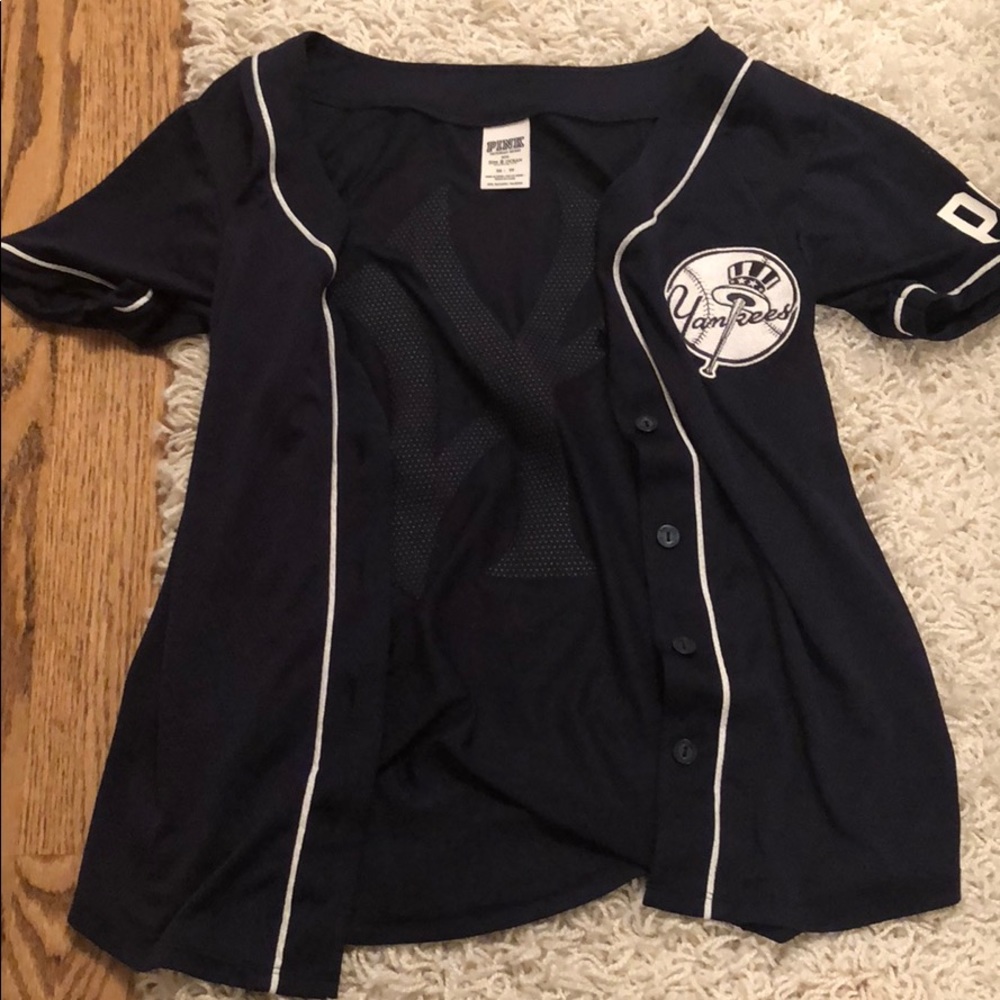 VS PINK Yankees jersey